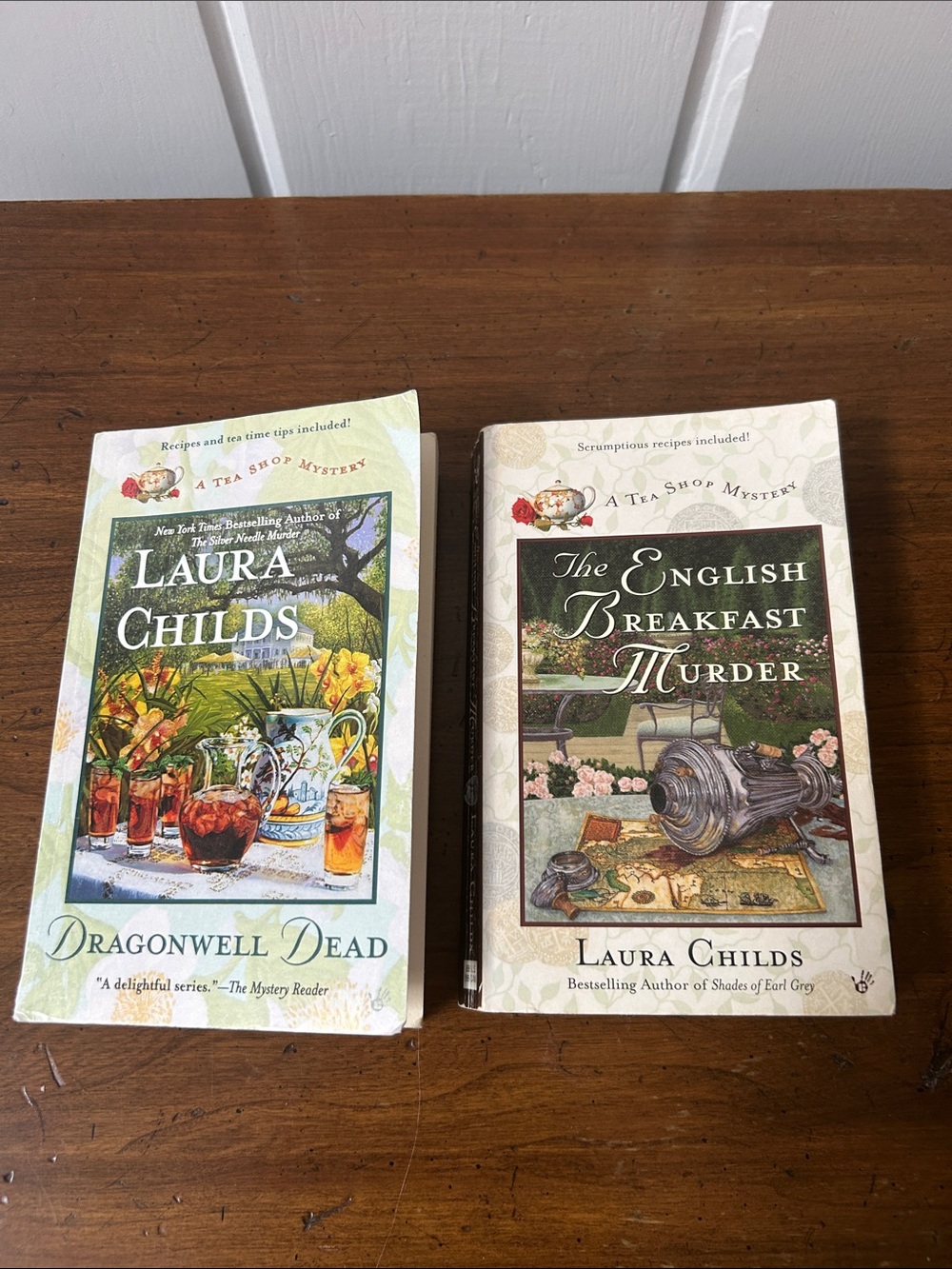 Five Laura Childs Mystery Books